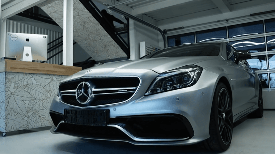 Mercedes AMG zabezpieczony ochronną folią PPF